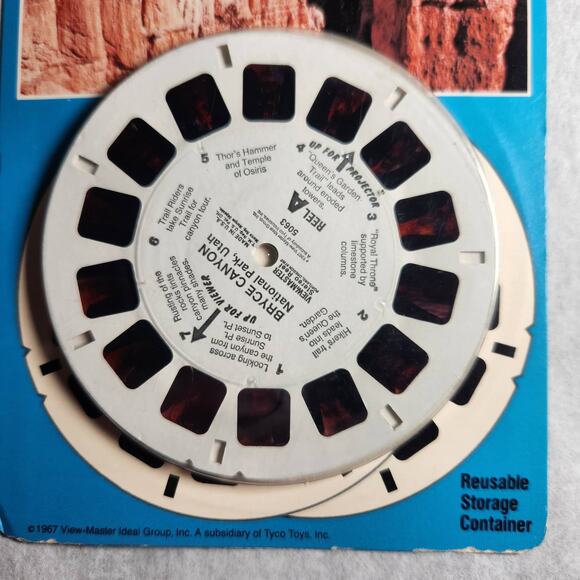 View-Master Vintage 3-D Tour Bryce Canyon Utah Reel 3 Pack New Sealed 1991 - Picture 2 of 4